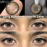 Yeknu   Color Contact Lenses NEW iD Series Beauty Green Lens Makeup Colorcon Fashion Black Eyes Lens Natural Brown Lenses For Eyes
