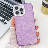 Yeknu  Luxury Shell Pattern Case For Samsung S25 Ultra S25 Plus S25 S24 S24 FE S23 Ultra S24Plus Shiny Glossy Plating Camra Bling Cover