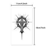 Yeknu  Line cross pattern long-lasting waterproof temporary tattoo stickers simulated non-reflective fake tattoos arms and legs