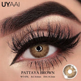 Yeknu  Colored Contact Lens Natural Pupils Black Lenses Beauty Green Contacts Makeup Blue Pupils Lenses Eye Contacts Natual Look