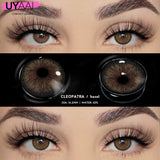 Yeknu  1 Pair Color Contact Lenses for Eyes Korean Brown Natural Big Eye Lenses Gray Eye Contact Green Color Lens