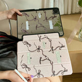 Yeknu  With pencil slot For iPad 2024 Air 11" 13" Pro 11 13 12.9 Case 10.2 7th 8th 9th Generation 2022 10th 10.9 inch Air 3 4 5 6 Cover