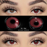 Yeknu  Cosplay Lenses Makeup Colored Pupil White Lenses Hallowen Contact Lenses Cosmetics Eye Contacts Black Lens Women Cosplay