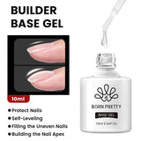 Yeknu  10ml Gold Glitter Gel Nail Polish Crystal Semi Permanent Soak Off UV Gel Varnish Nail Art Manicure Base Top Coat