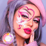 Yeknu  2pcs/Pair Yearly Lenses Anime Soft Lenses Multicolored Lenses Cosplay Gojo Satoru Blue Lenses Hollween Beauty Makeup