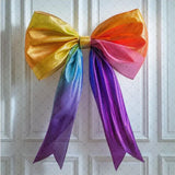 Yeknu  Mehofond Photography Background Elegant Pink Orange Bow Aldult Birthday Wedding Maternity Portrait Decor Backdrop Photo Studio