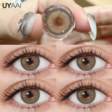 Yeknu  Color Contact Lenses Natural Contact Lens NEW Siri Series Makeup Colored Pupils Cosmetics Beauty Green Lenses Blue Pupils