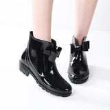Women Rain Boots Waterproof Shoes Woman Non-slip Transparent Boots Female Candy Colors Outdoor Girl's Shoes goth bota feminina