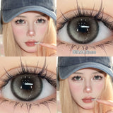 Yeknu  1 Pair Pink Series Contact Lenses for Eyes Beauty Pupils Makeup Eye Lenses for Myopia Natural Color Lenses Blue Lenses