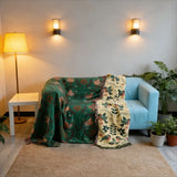 Yeknu  Nordic Cotton Muslin Sofa Cover All Season Universal Couch Throw Blanket Seat Pad Summer Quilt Home Use