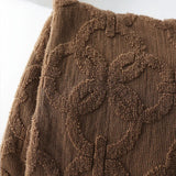 Yeknu  Nordic Knit Bed Runner  Soft Textile Bed Flag & Sofa Decorative Throw for Home Styling & Cozy Accent