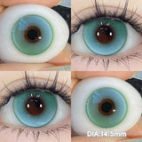 Yeknu  2pcs/pair 14.5MM Iris Brown Lenses Beauty Makeup Pupils Eye Color Lenses Colorful Contact Lenses Fashion Blue Green Lens