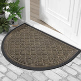 Yeknu  Olanly Half Moon Door Mats Indoor Non-slip Super Soft Rubber Mats For Doorway Dirt Trapper Absorbent Machine Washable Doormats