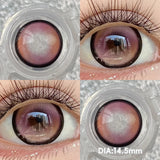 Yeknu  2pcs/pair 14.5MM Iris Brown Lenses Beauty Makeup Pupils Eye Color Lenses Colorful Contact Lenses Fashion Blue Green Lens