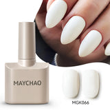 Yeknu  Cherry Red Gel Nail Polish 12ml Glossy Semi Permanent Soak Off UV LED Frosted Gel Nails Painting Varnish