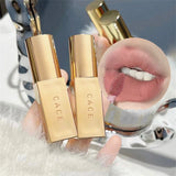 Yeknu  New Luxury Matte Liquid Lipstick Waterproof Long Lasting Velvet Sexy Red Lip Gloss Lint Tube Makeup Cosmetic Lipsticks Lipgloss