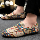 Yeknu  Shoes Men Casual Comfort Men Shoes Canvas Shoes for Man Adult Outdoor Footwear Loafers Canvas Sneakers Driving