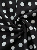 Yeknu  Women's Casual Vacation Elegant Outfit Daily Versatile Fashion Outing Pink Bow Decor Mesh Polka Dot Print Tube Top Mini