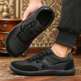 Yeknu  Men's Wide Barefoot Shoes Minimalist Breathable Comfortable Trail Walking Shoes Summer New Light Slip on Soft Man Sneakers