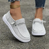Yeknu  New Casual Chunky Platform Cloth Shoes for Women Spring Low Top Flat-Heeled Shoes Woman Plus Size 43 Orange Cheap Sneakers