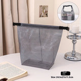 Yeknu  Waterproof Storage Bag, Fitness Clothing, Swimming Bathroom, Large Capacity Drawstring, Men's And Women's Outdoor Toiletries Bag