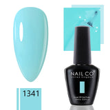 Yeknu  15ml Gel Nail Polish Semipermanente Varnishes Lacquer Esmalte Black White Color UV Lakiery Hybrydowe Vernis Gellak Polish