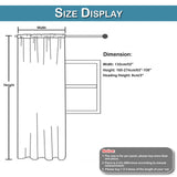 Yeknu  White Voile Sheer Curtains for Living Room Pompom Window Drapes Rod Pocket Party Wedding Decor Valance Door Curtains Net Panels