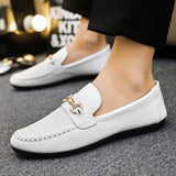 Yeknu  Men's Casual Shoes Soft Comfortable Driving Moccasins Slip on Loafers Shoes for Man Light Flat Walking Shoes zapatillas hombre