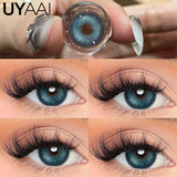 Yeknu  Contact Lens Makeup Red Lens Cosplay Colored Pupils Cosmetics Natual Black Lens Woman Pink Pupils Color Contacts Blue lens