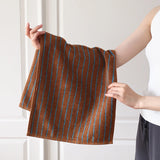 Yeknu  Color Matching Pure Cotton Towels Yarn-dyed Face Soft Towel Class Long-staple  Absorbent Bath Towel  Kids Towel