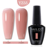 Yeknu  10ml Pearl Shell Color UV Gel Nail Polish Semi Permanent Golden Nail Art Gel Varnish Hybrid Nail Gel Polish Manicure Base