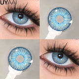 Yeknu  Contact lenses Makeup Color Contacts Lens Colorcon Water Light Cosmetics Blue Eyes Lens Beauty Green Pupils Fashion Eyes