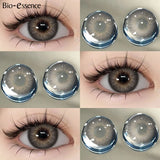 Yeknu  1 Pair Korean Lenses Colored Contact Lenses With Degree Myopia Lenses Brown Contact Lenses Big Eye Lenses Natural