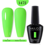 Yeknu  10ml Pearl Shell Color UV Gel Nail Polish Semi Permanent Golden Nail Art Gel Varnish Hybrid Nail Gel Polish Manicure Base