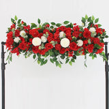 Yeknu 50/100cm DIY Wedding Flower Wall Decoration Arrangement Supplies Silk Peonies Rose Artificial Floral Row Decor Wed Arch Backdrop