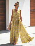 Yeknu  Jastie Women Summer Dress Floral Print Maxi Dresses Bohemian Hippie Beach Long Dress Women's Clothing vestidos de verano