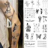 Yeknu  1Set of 20Pcs Waterproof Temporary Tattoo Stickers, Long-lasting Waterproof for One to Two Weeks, Suitable For Arm, Chest, Leg