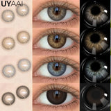 Yeknu  Color Contact Lenses Beauty Blue Lens Makeup Colorcon Fashion Natural Black Eyes Lens Natural Brown Lenses Fashion Lens
