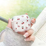 Yeknu  High-Transparency Stereo Concave-Convex Cherry Wireless Earphone Protective Cover