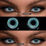 Yeknu  1Pair Color Contact Lenses for Eyes Natural Pupils Green Contact Lenses Cosmetics Fast Delivery Support RU Shipping