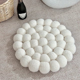 Yeknu  Solid Color Household Handmade Bay Window Mat Futon Tatami Seat Cushion Sofa Office Backrest Bed Cushion