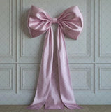 Yeknu  Mehofond Photography Background Elegant Pink Orange Bow Aldult Birthday Wedding Maternity Portrait Decor Backdrop Photo Studio