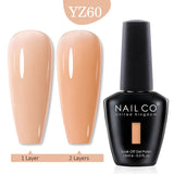 Yeknu  10ml Pearl Shell Color UV Gel Nail Polish Semi Permanent Golden Nail Art Gel Varnish Hybrid Nail Gel Polish Manicure Base