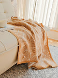 Yeknu  American Style Sofa Blanket Office Nap Blanket Sample Room Creamy Tail Towel Single Shoulder Shawl Bedding Cover up
