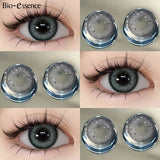 Yeknu  1 Pair Colored Contact Lenses for Eyes Natural Contact Lenses Fashion Lenses Blue Eye Lenses Green Lenses