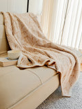 Yeknu  American Style Sofa Blanket Office Nap Blanket Sample Room Creamy Tail Towel Single Shoulder Shawl Bedding Cover up