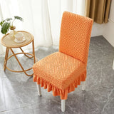 Yeknu New Elastic Jacquard Velvet Seat Cover Thickened Lace Fully Wrapped Chair Cover Dustproof Versatile Comfort Antiskid Chair Cover