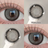 Yeknu  2PCS Halloween Myopia Contact Lenses Cosplay Colored Contact Lenses Prescription Lens Natural Pupils Eye Color Lenses