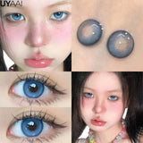 Yeknu  Color Contact Lenses for Eyes Korean Lens Blue Color Lens Brown Big Eye Contacts Lenses Pink Lenses Purple Lenses