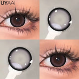 Yeknu  Color Contact Lenses Black Lens For Eye Cosmetic Woman accesories Blue Eyes Contact Makeup Beauty Colorcon Water Light